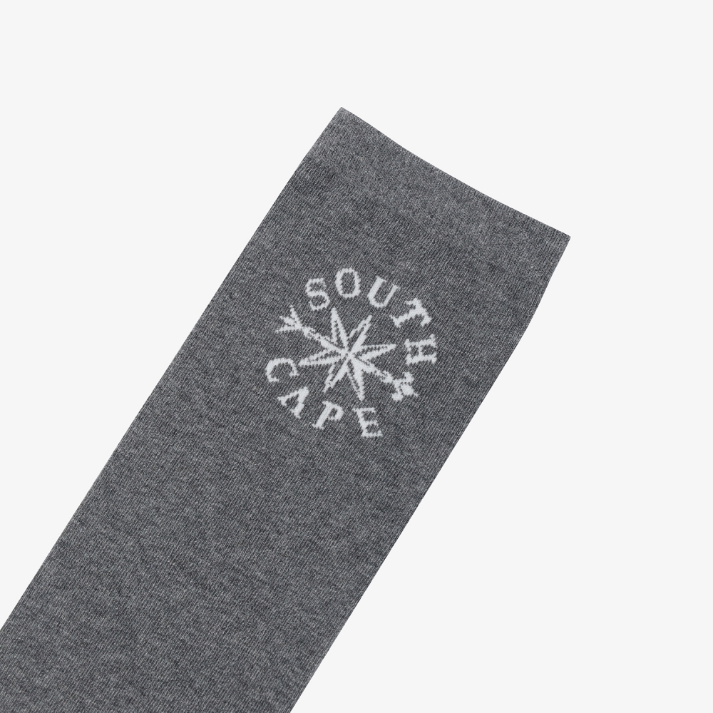 여성 사우스크로스 로고 니삭스_다크 그레이