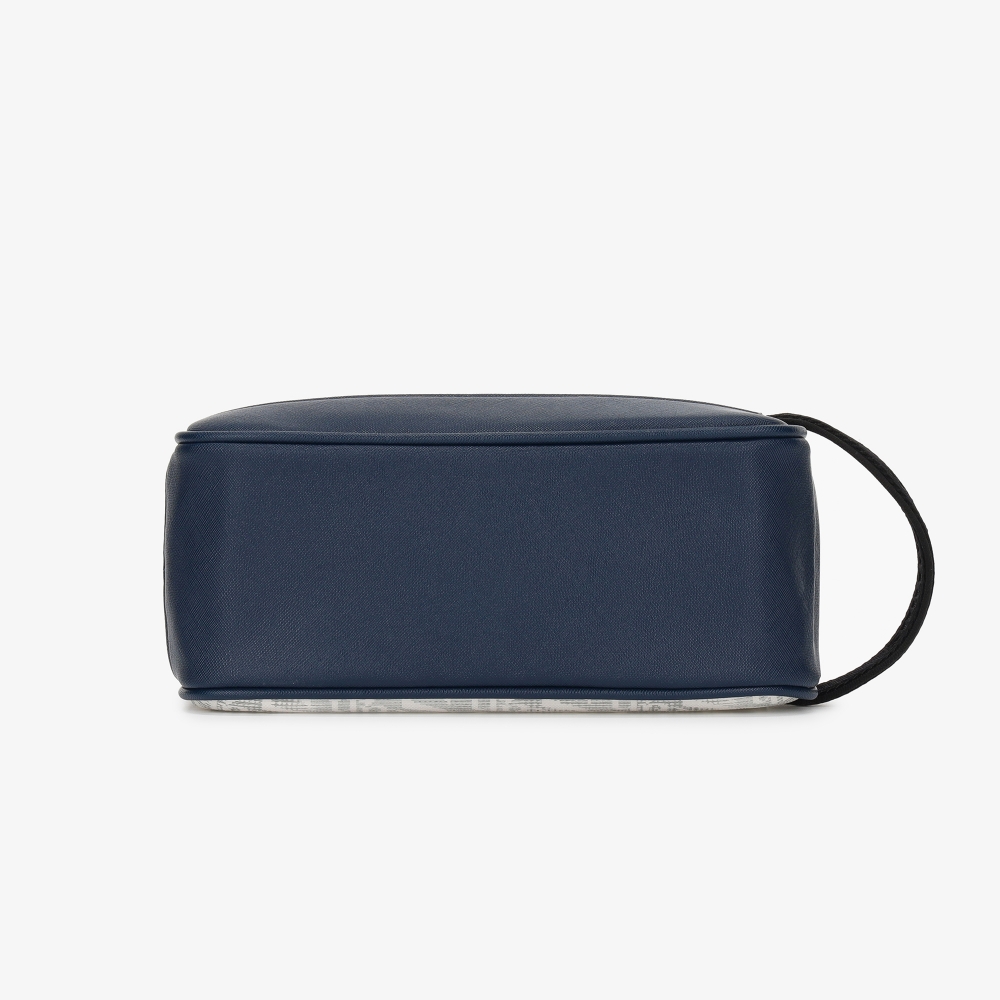 사우스케이프 남성 로고 프린트 파우치백_네이비