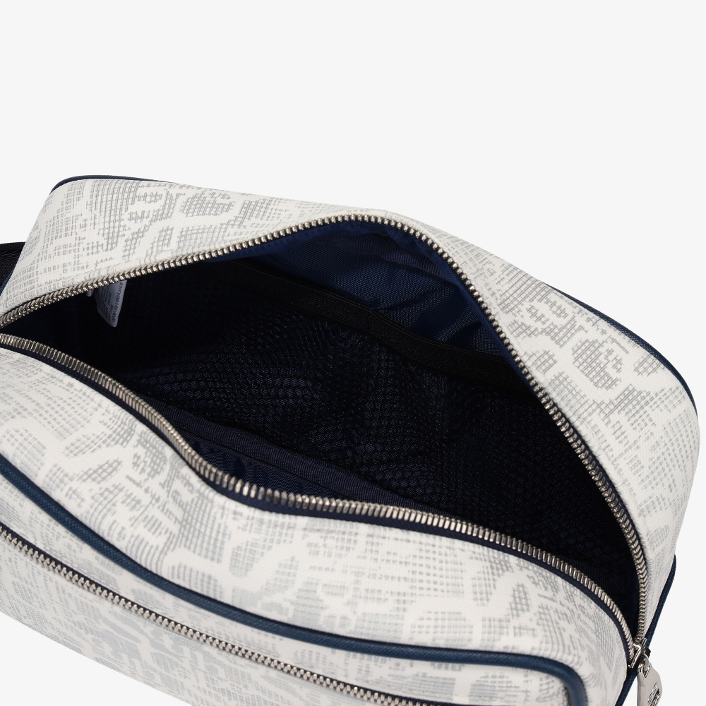 사우스케이프 남성 로고 프린트 파우치백_네이비