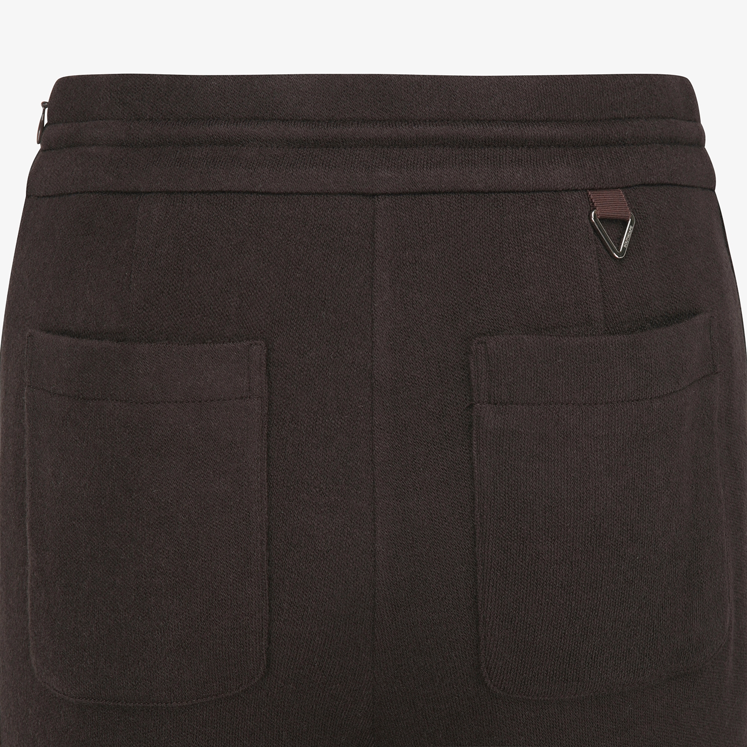 여성 사우스크로스 배색 라인 팬츠_브라운