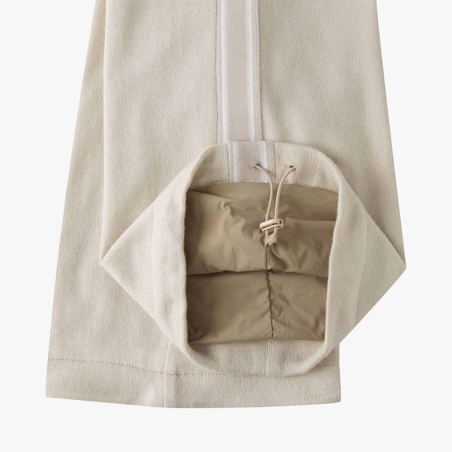 여성 사우스크로스 배색 라인 팬츠_라이트 베이지