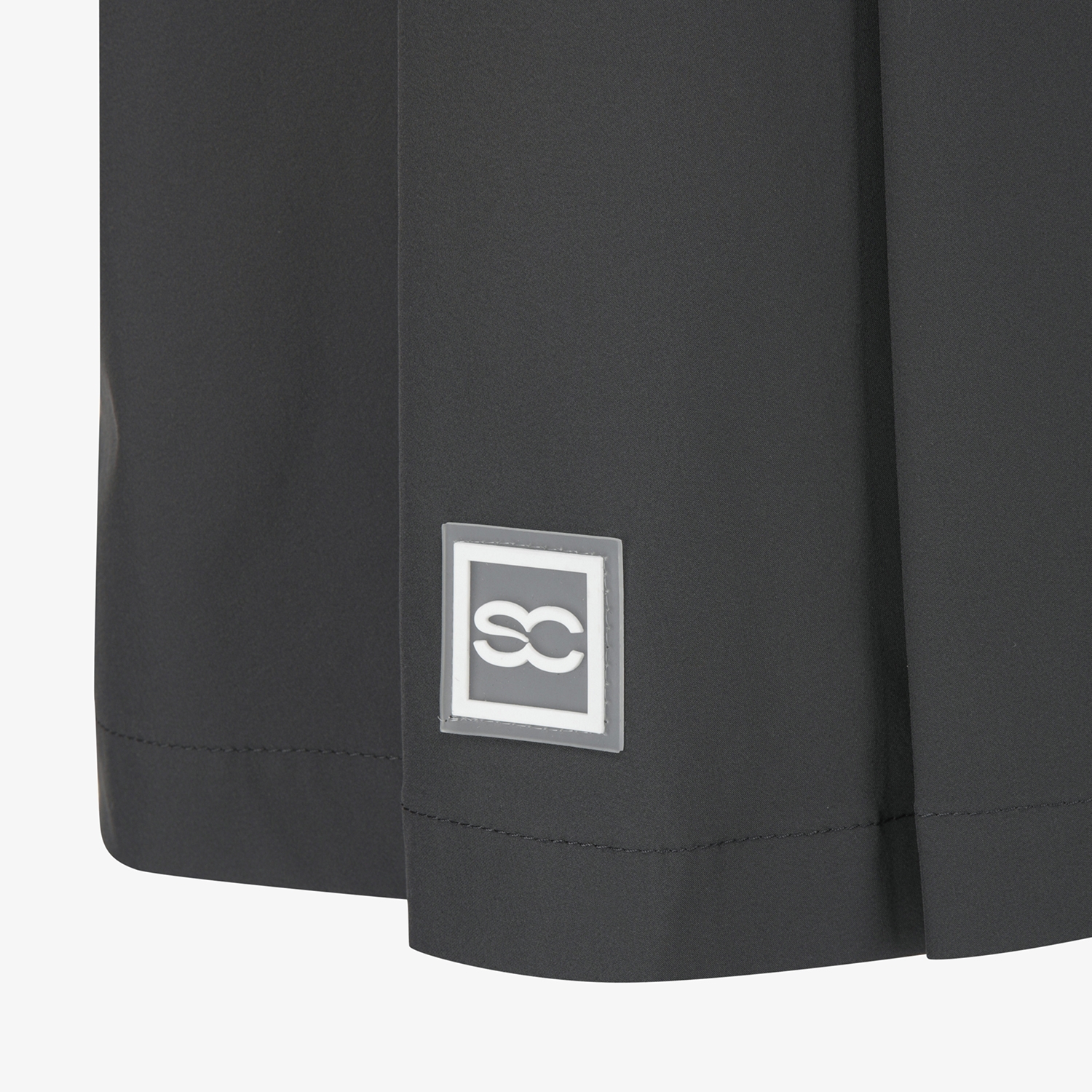 사우스케이프 여성 포켓 플리츠 큐롯 팬츠_다크 그레이