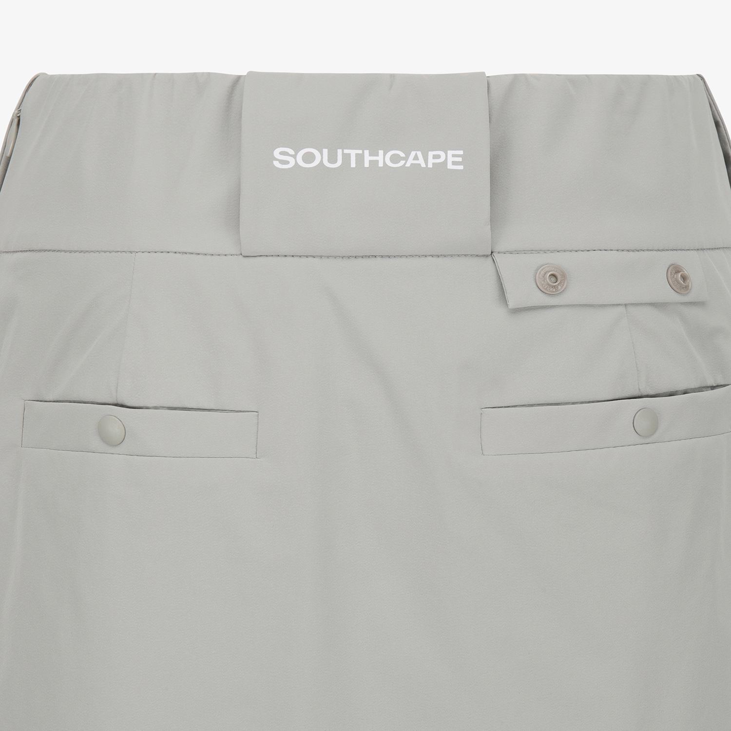 사우스케이프 여성 포켓 플리츠 큐롯 팬츠_라이트 그레이
