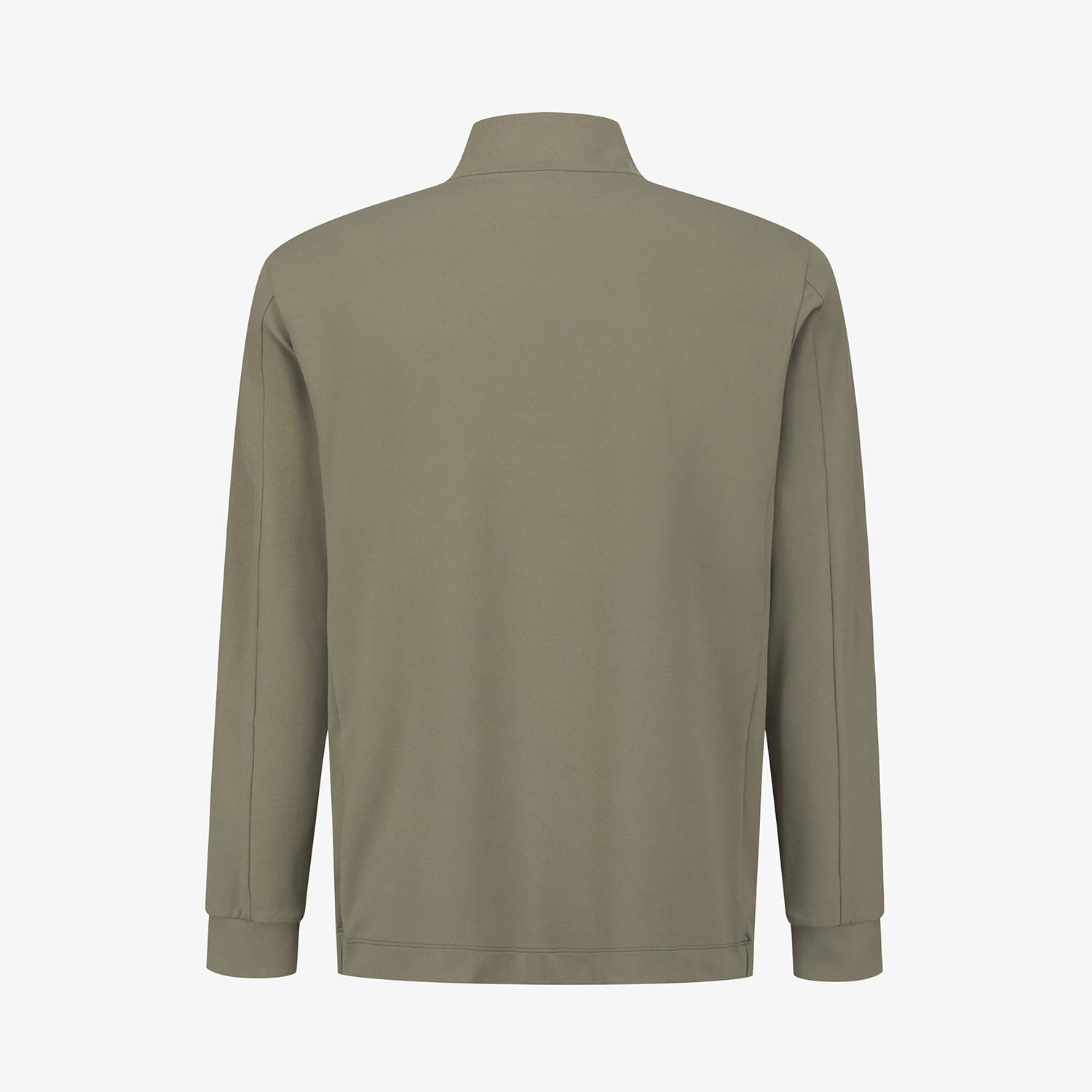 사우스케이프 남성 선라이즈 하우스 와펜 하프넥 집업 티셔츠_카키 베이지