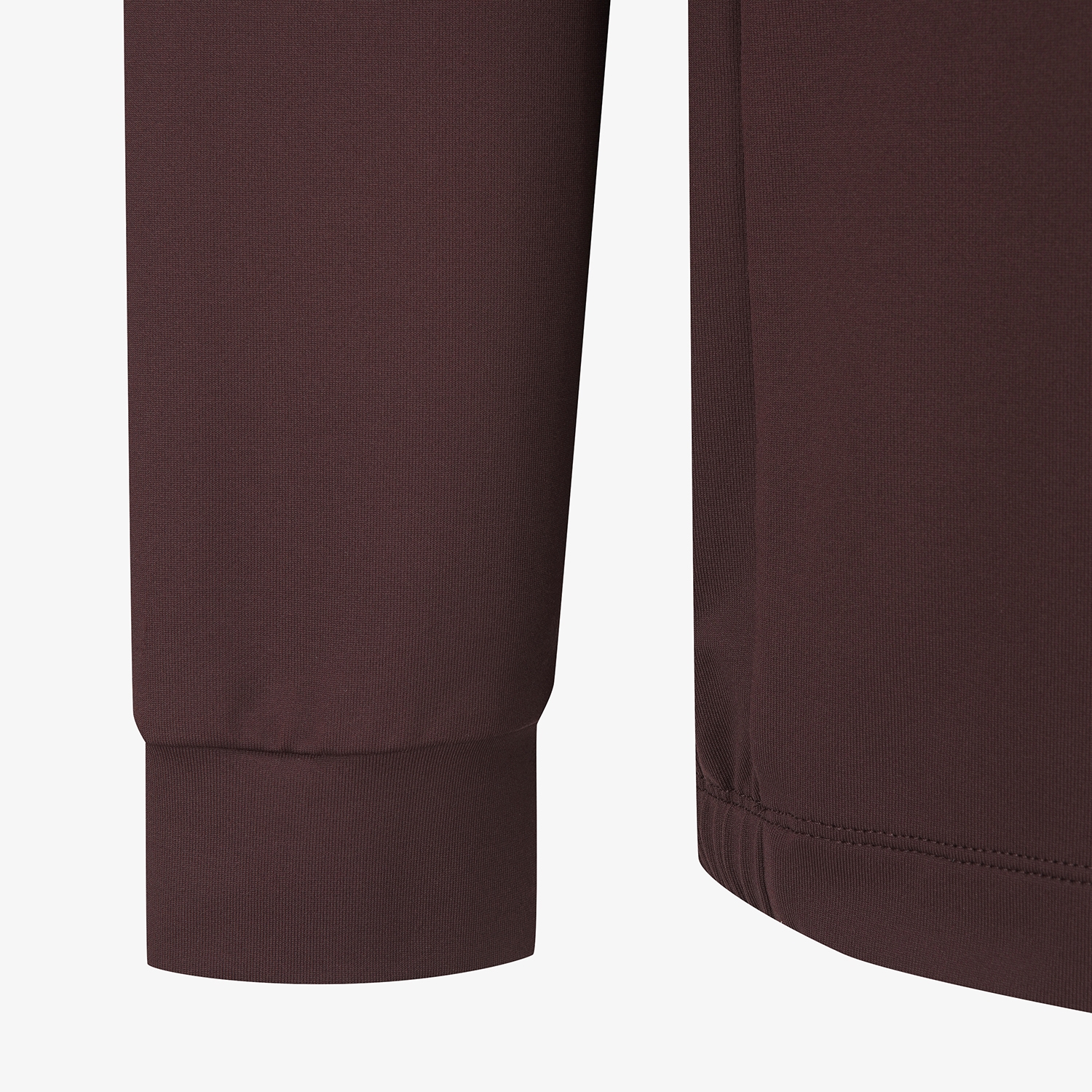 사우스케이프 남성 선라이즈 하우스 와펜 하프넥 집업 티셔츠_와인