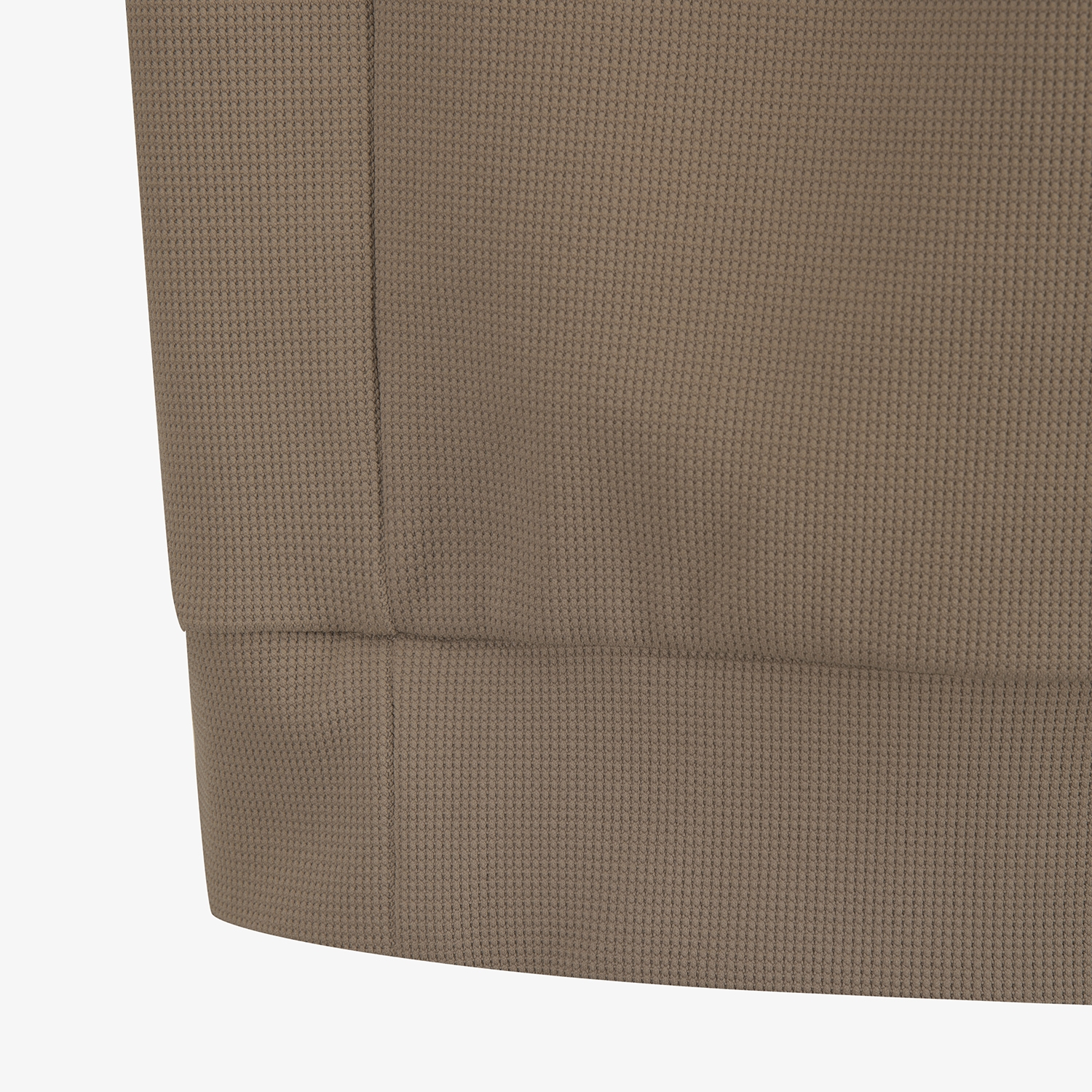 사우스케이프 남성 버디 배색 카라 긴팔 티셔츠_다크 베이지