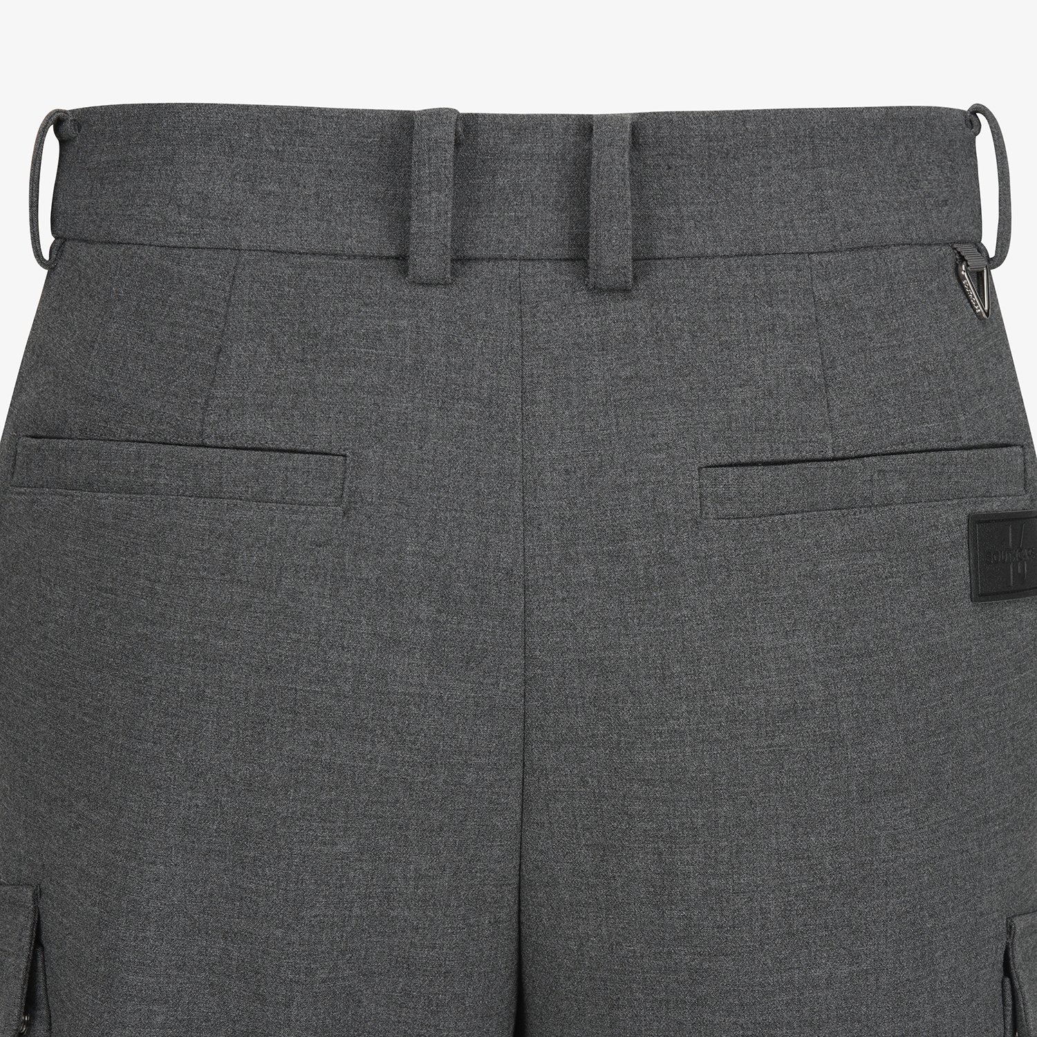 사우스케이프 남성 히든 밴딩 카고 팬츠_멜란지 그레이