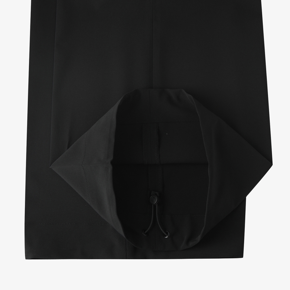 여성 사우스크로스 벨티드 슬림 부츠컷 팬츠_블랙