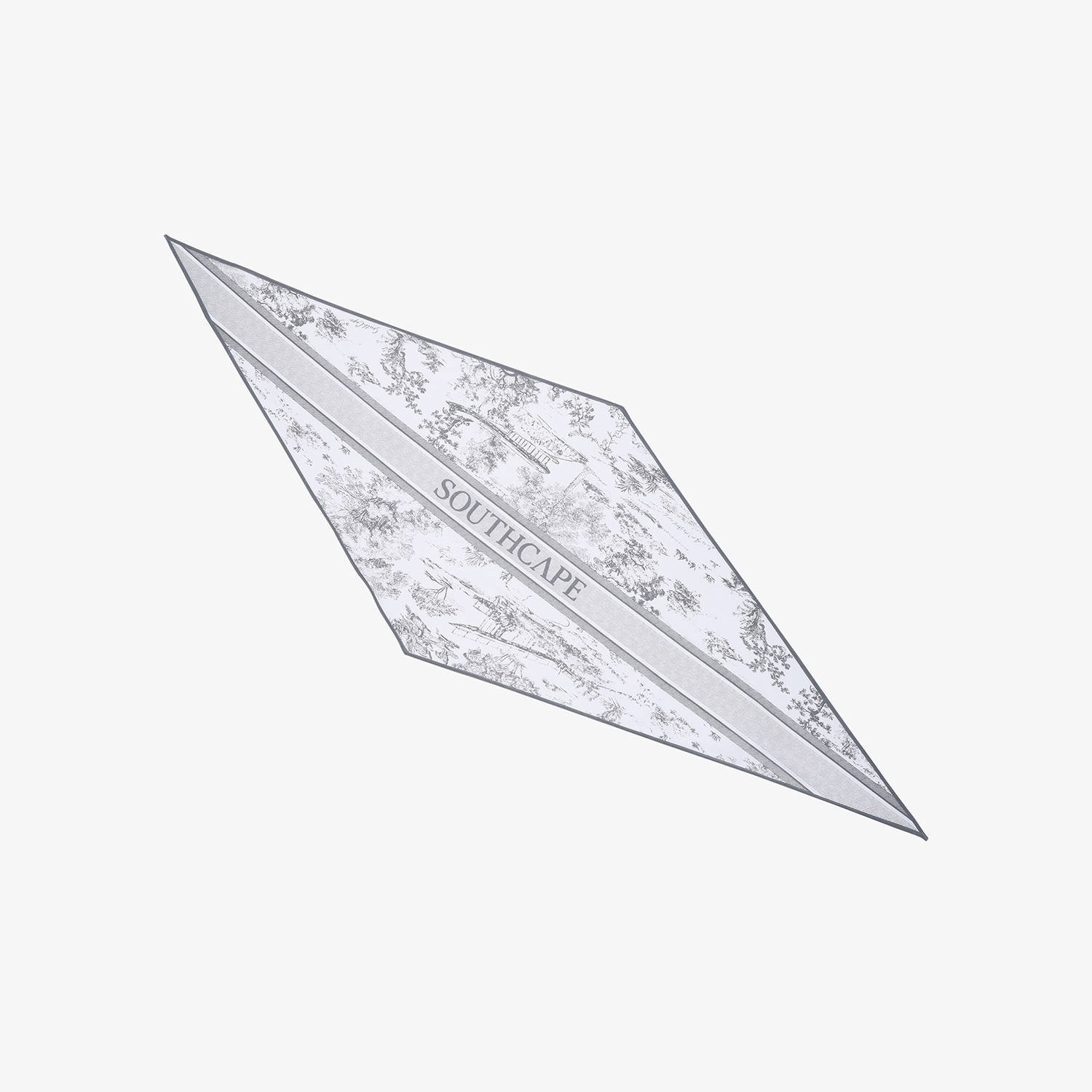 사우스케이프 여성 다이아몬드 스카프_그레이