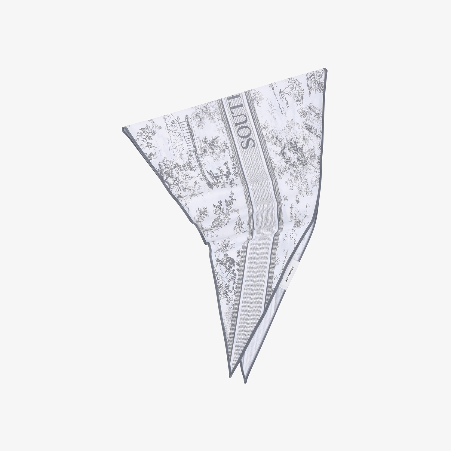 사우스케이프 여성 다이아몬드 스카프_그레이