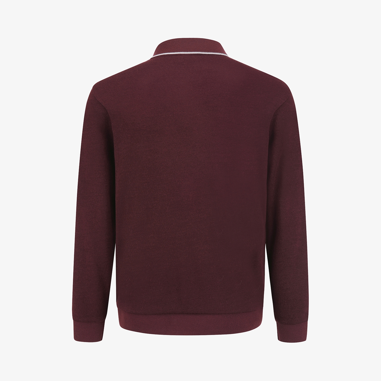 남성 사우스크로스 빅카라 긴팔 티셔츠_와인