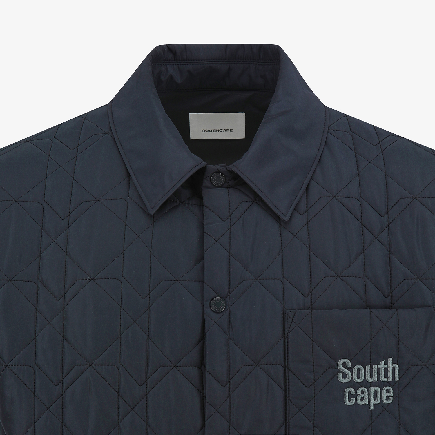 사우스케이프 남성 퀼팅 패딩 자켓_다크 네이비