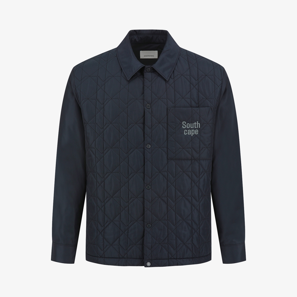 사우스케이프 남성 퀼팅 패딩 자켓_다크 네이비