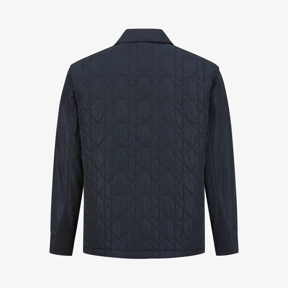 사우스케이프 남성 퀼팅 패딩 자켓_다크 네이비