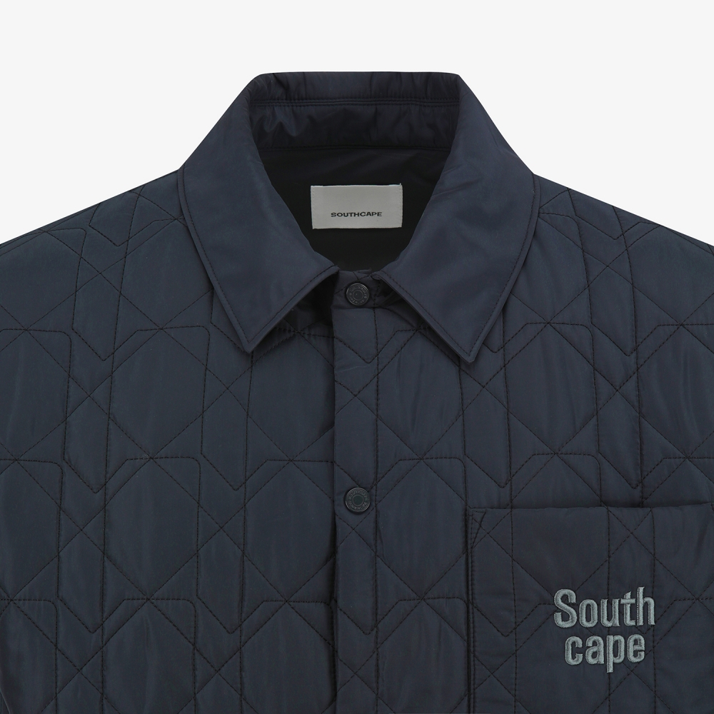 사우스케이프 남성 퀼팅 패딩 자켓_다크 네이비