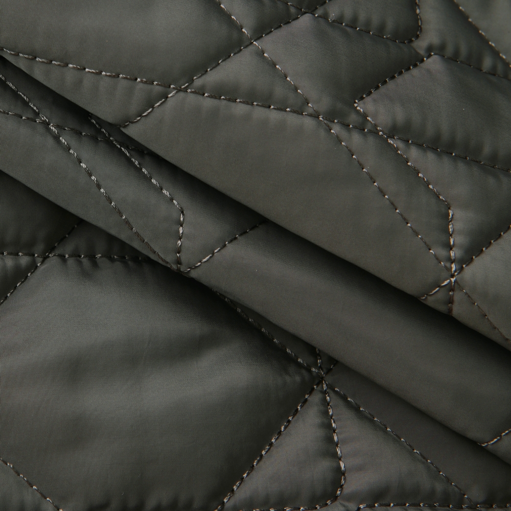 사우스케이프 남성 퀼팅 패딩 카라 베스트_카키