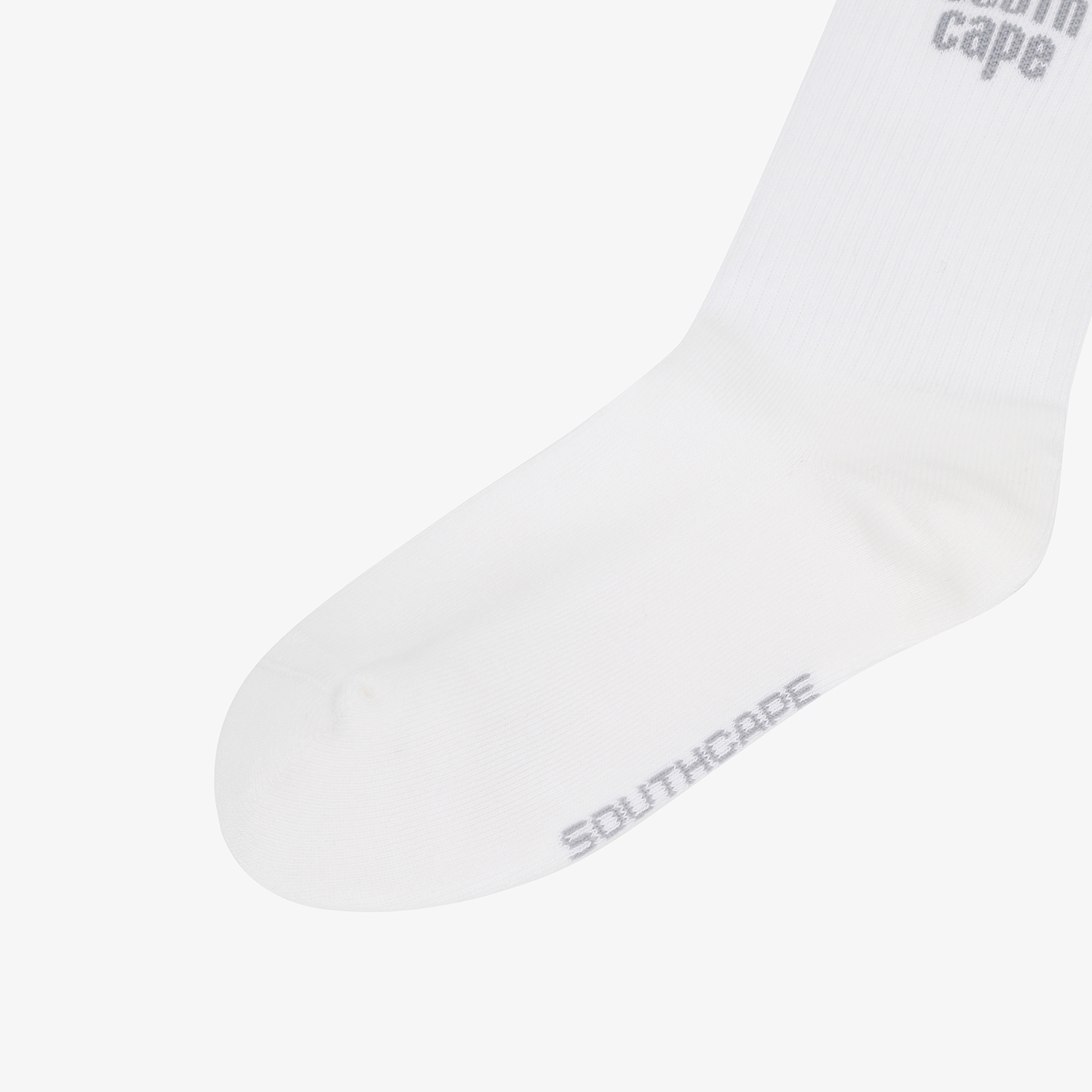 사우스케이프 여성 레터링 라인 로고 삭스_화이트