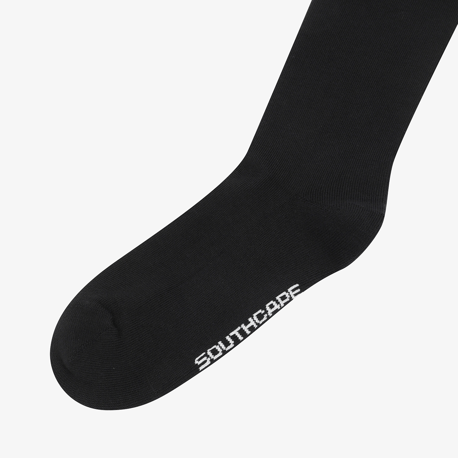 사우스케이프 여성 라인 로고 롱 오버니삭스_블랙