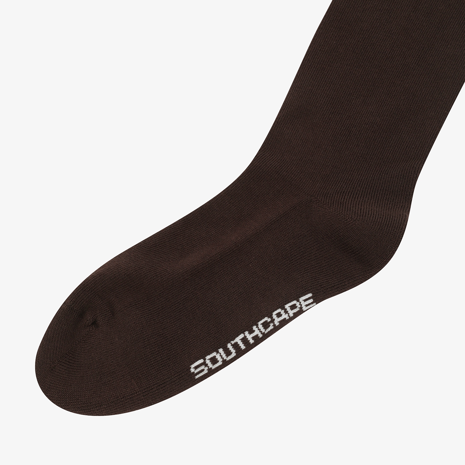 사우스케이프 여성 라인 로고 롱 오버니삭스_브라운