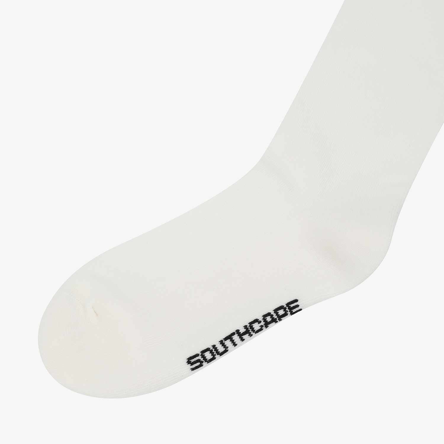 사우스케이프 여성 라인 로고 롱 오버니삭스_화이트