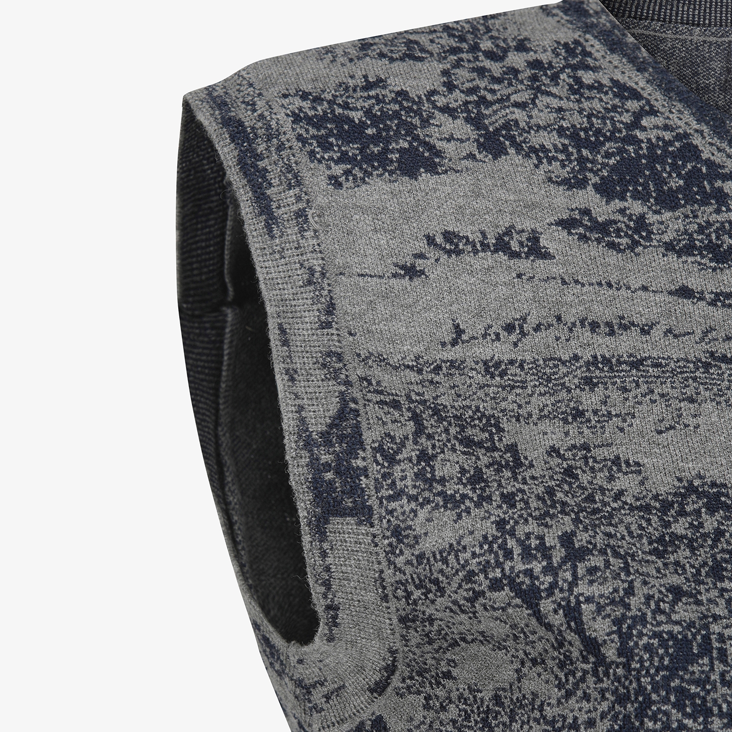 사우스케이프 여성 남해 헤리티지 니트 베스트_그레이