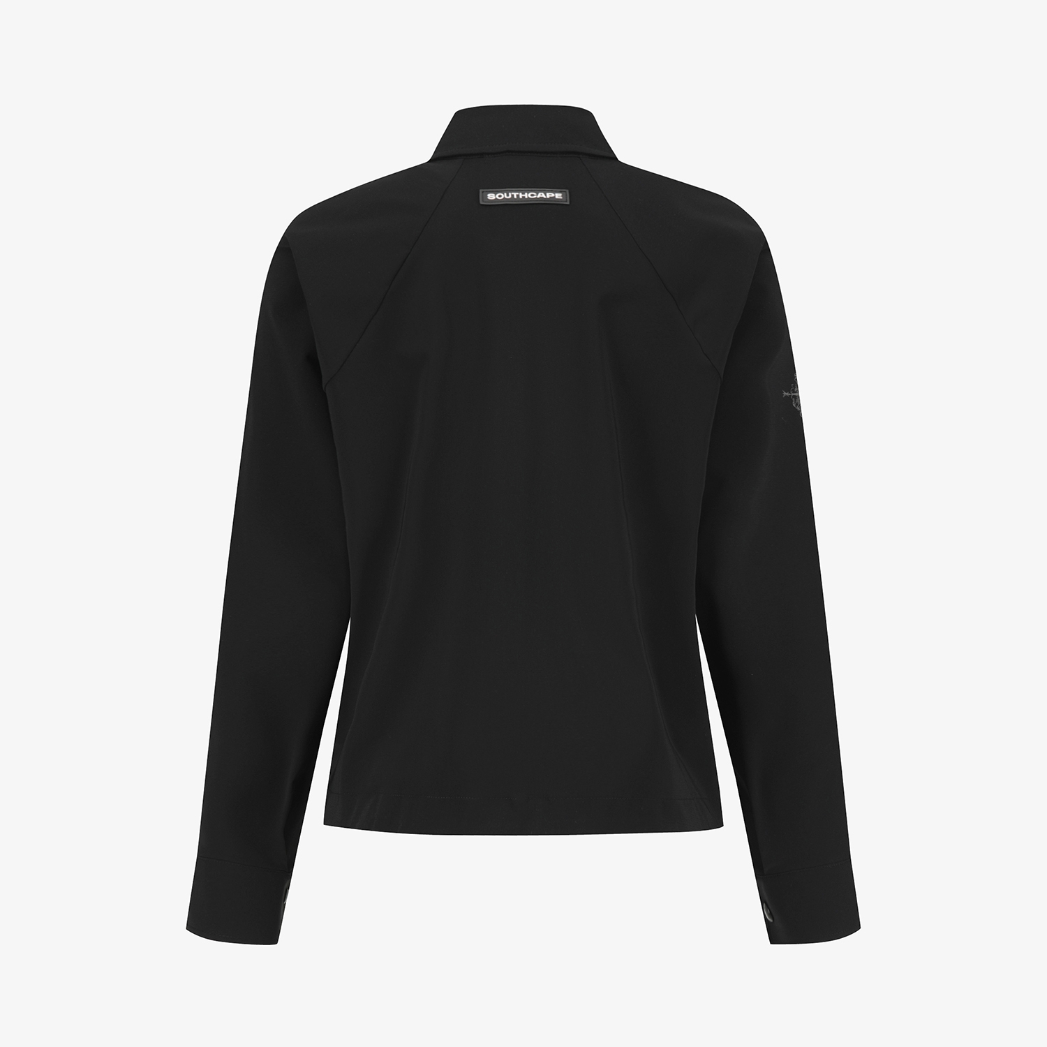 여성 사우스크로스 나일론 셔츠 자켓_블랙