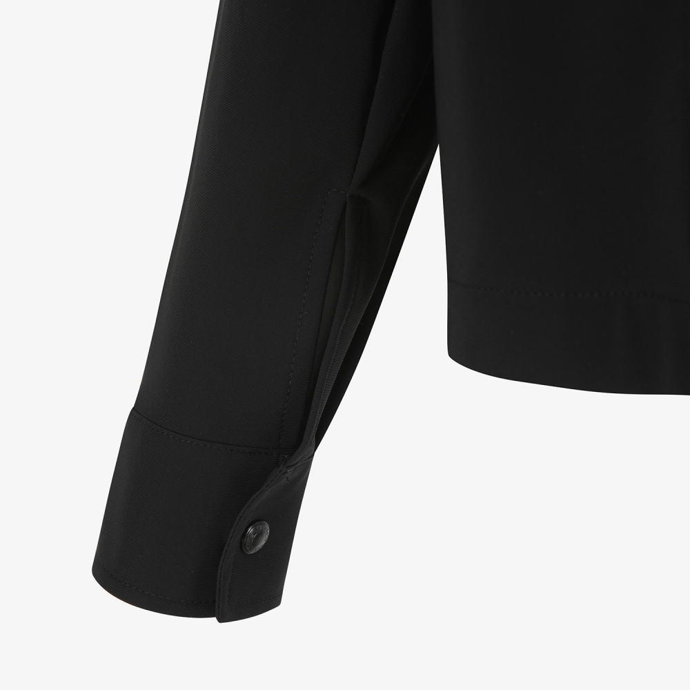 여성 사우스크로스 나일론 셔츠 자켓_블랙