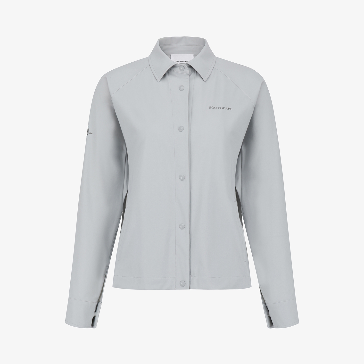 여성 사우스크로스 나일론 셔츠 자켓_라이트 그레이