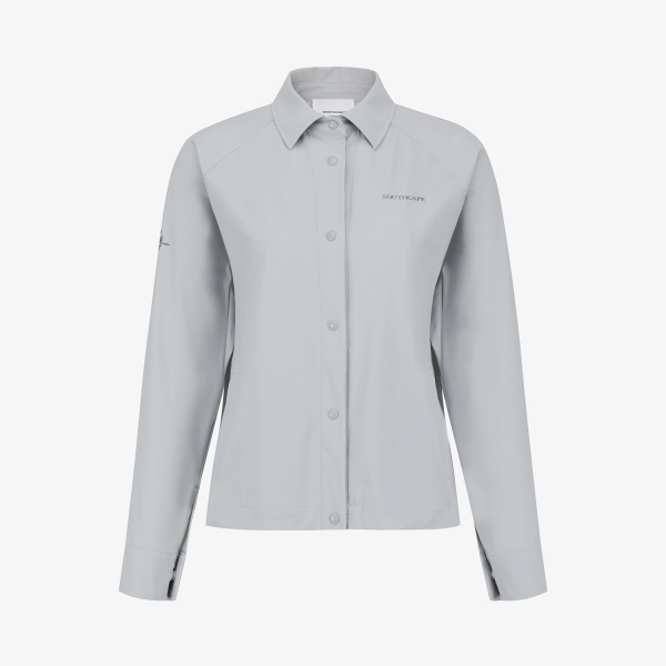 여성 사우스크로스 나일론 셔츠 자켓_라이트 그레이