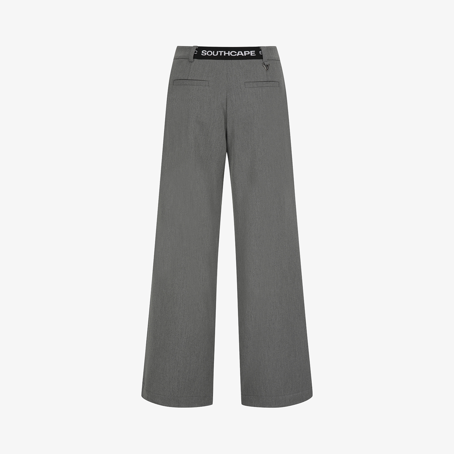 사우스케이프 여성 소프트 핀턱 와이드 팬츠_그레이