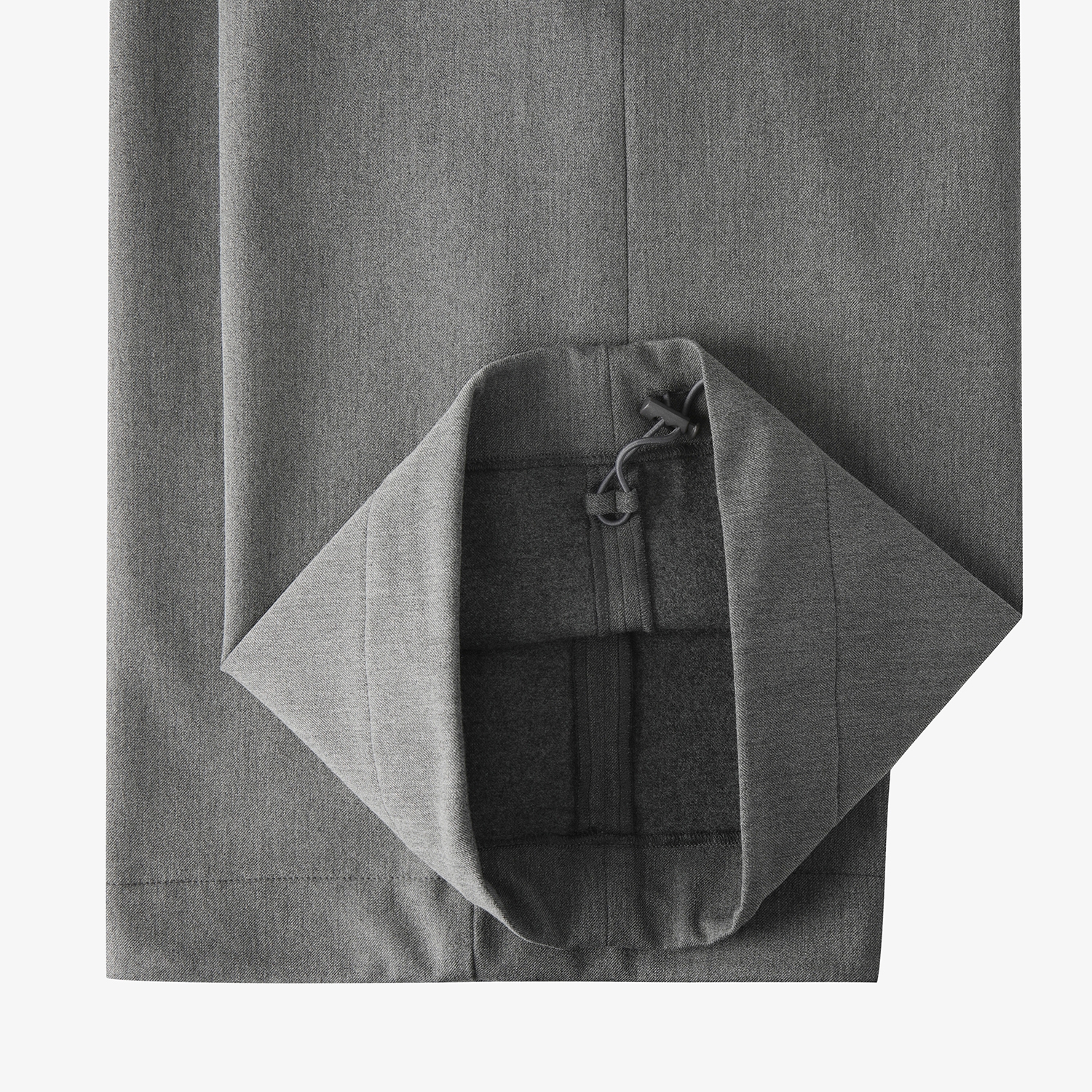 사우스케이프 여성 소프트 핀턱 와이드 팬츠_그레이