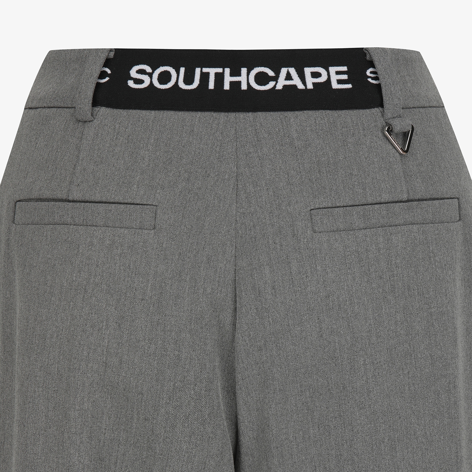 사우스케이프 여성 소프트 핀턱 와이드 팬츠_그레이