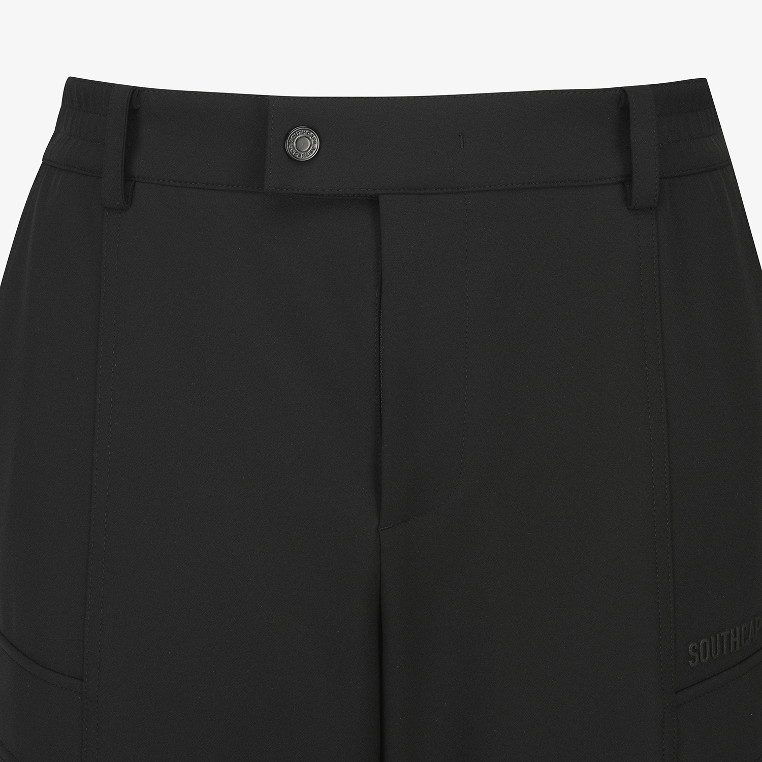 사우스케이프 남성 패널 카고 조거 팬츠_블랙