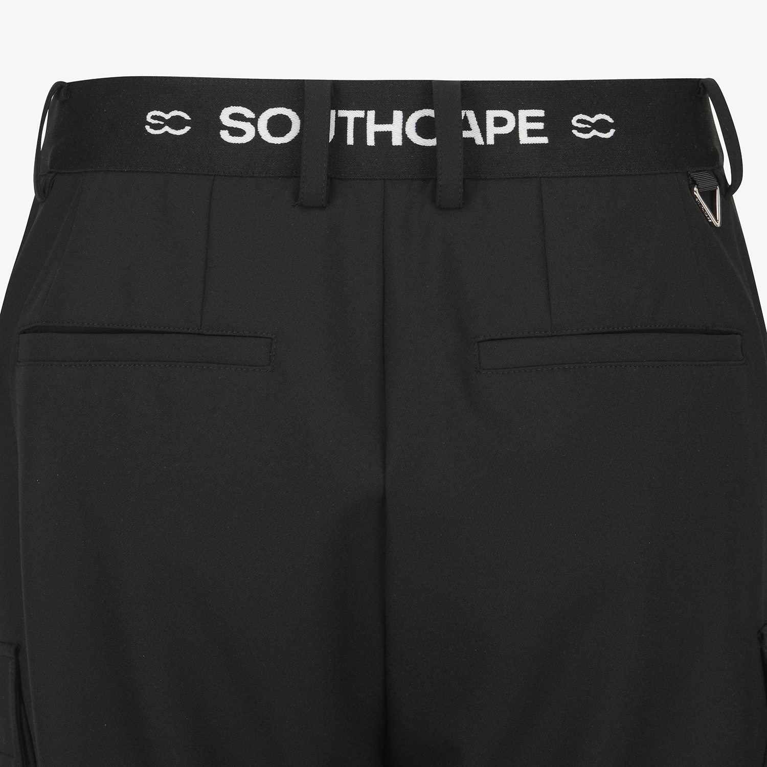 사우스케이프 남성 패널 카고 조거 팬츠_블랙