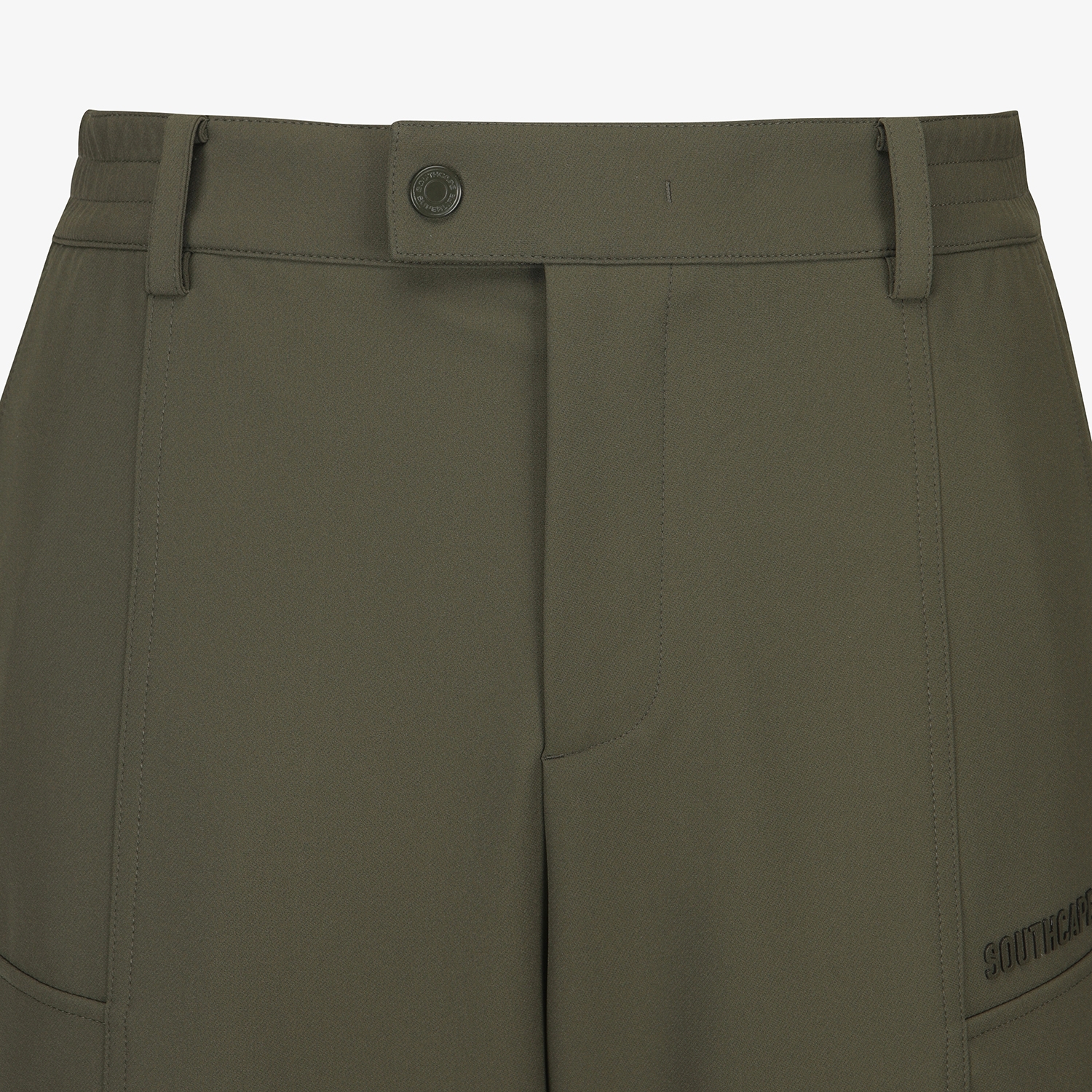 사우스케이프 남성 패널 카고 조거 팬츠_카키