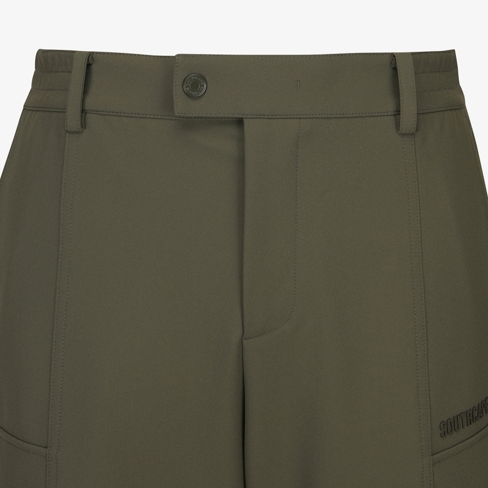 사우스케이프 남성 패널 카고 조거 팬츠_카키