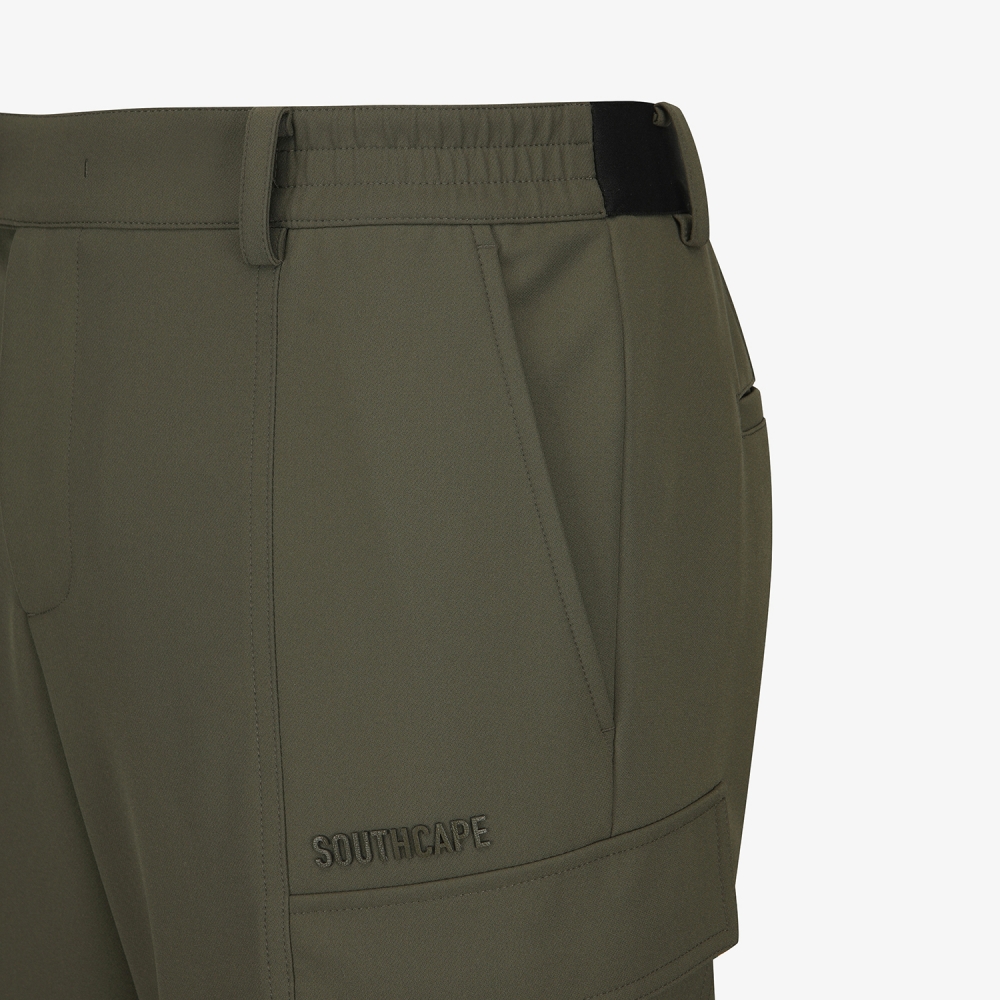 사우스케이프 남성 패널 카고 조거 팬츠_카키
