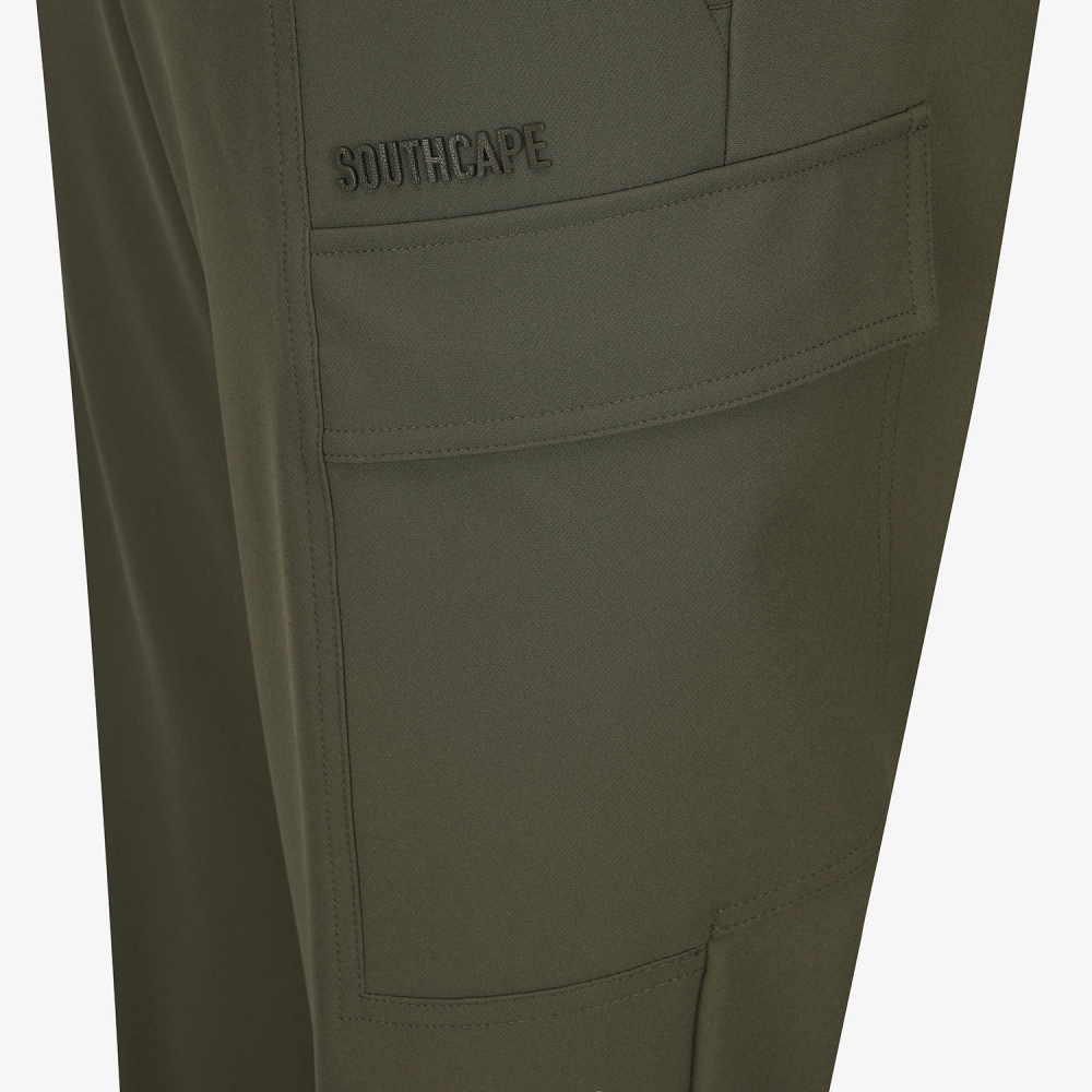 사우스케이프 남성 패널 카고 조거 팬츠_카키