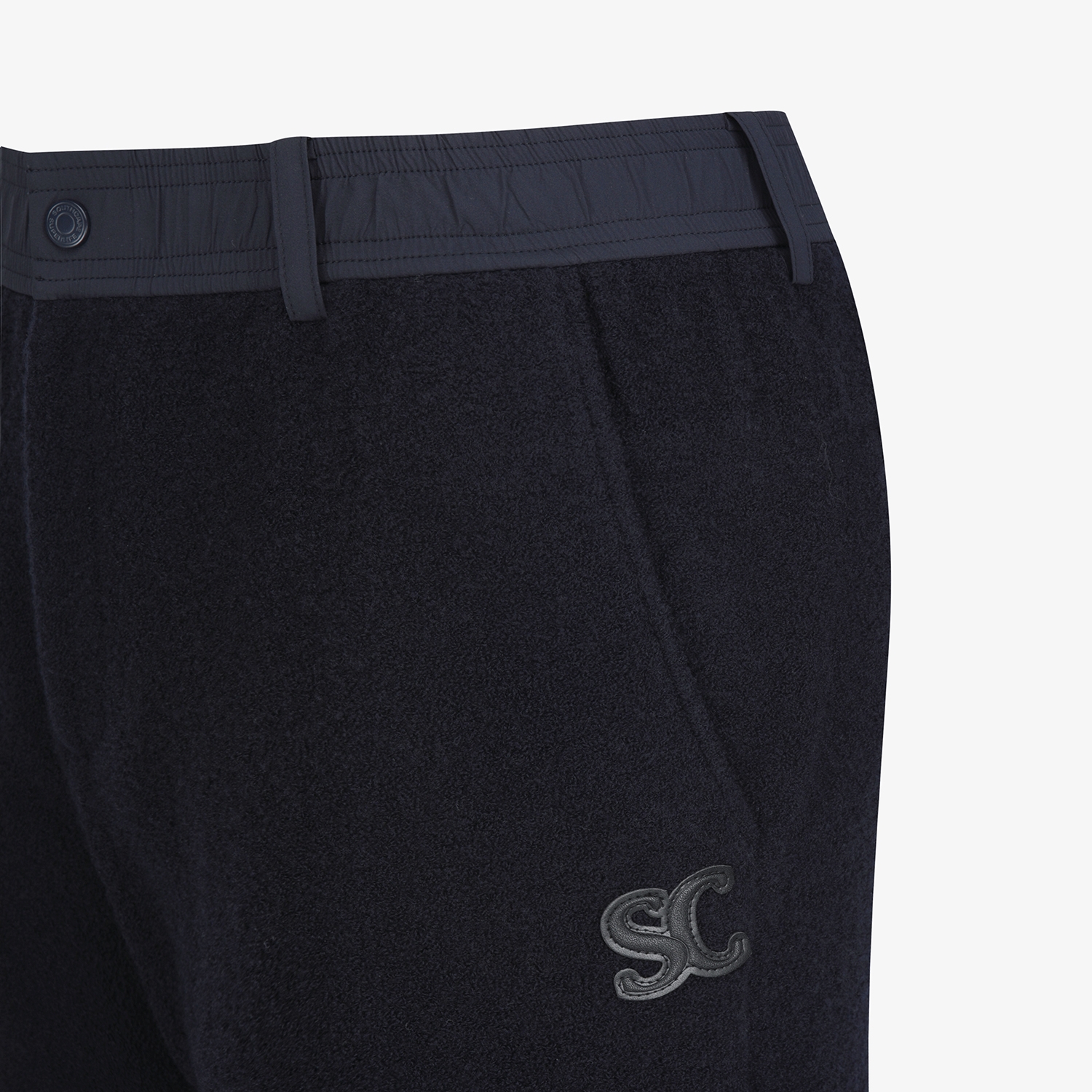 사우스케이프 남성 부클 밴딩 조거 팬츠_네이비