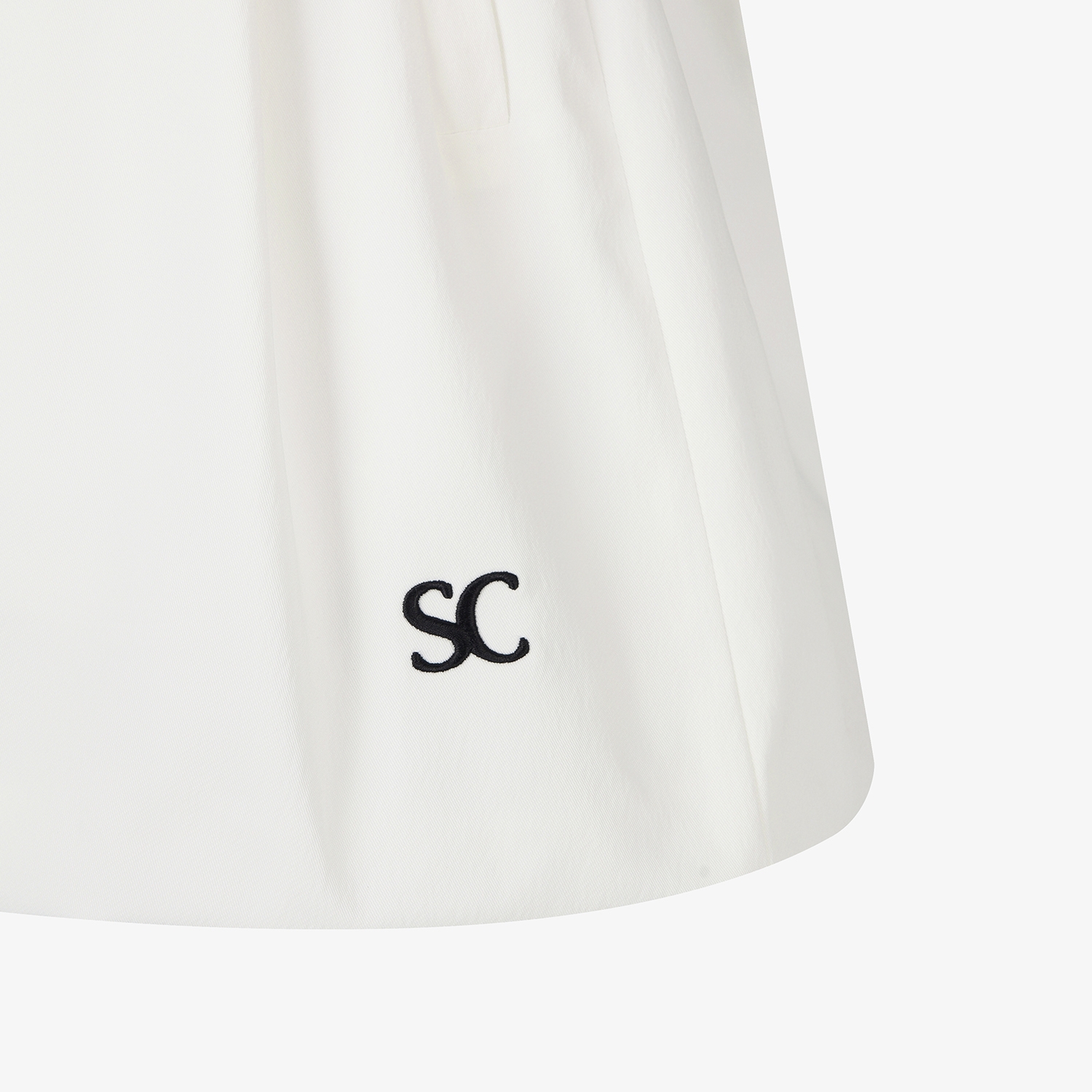 사우스케이프 여성 2-WAY 벨티드 스커트_화이트