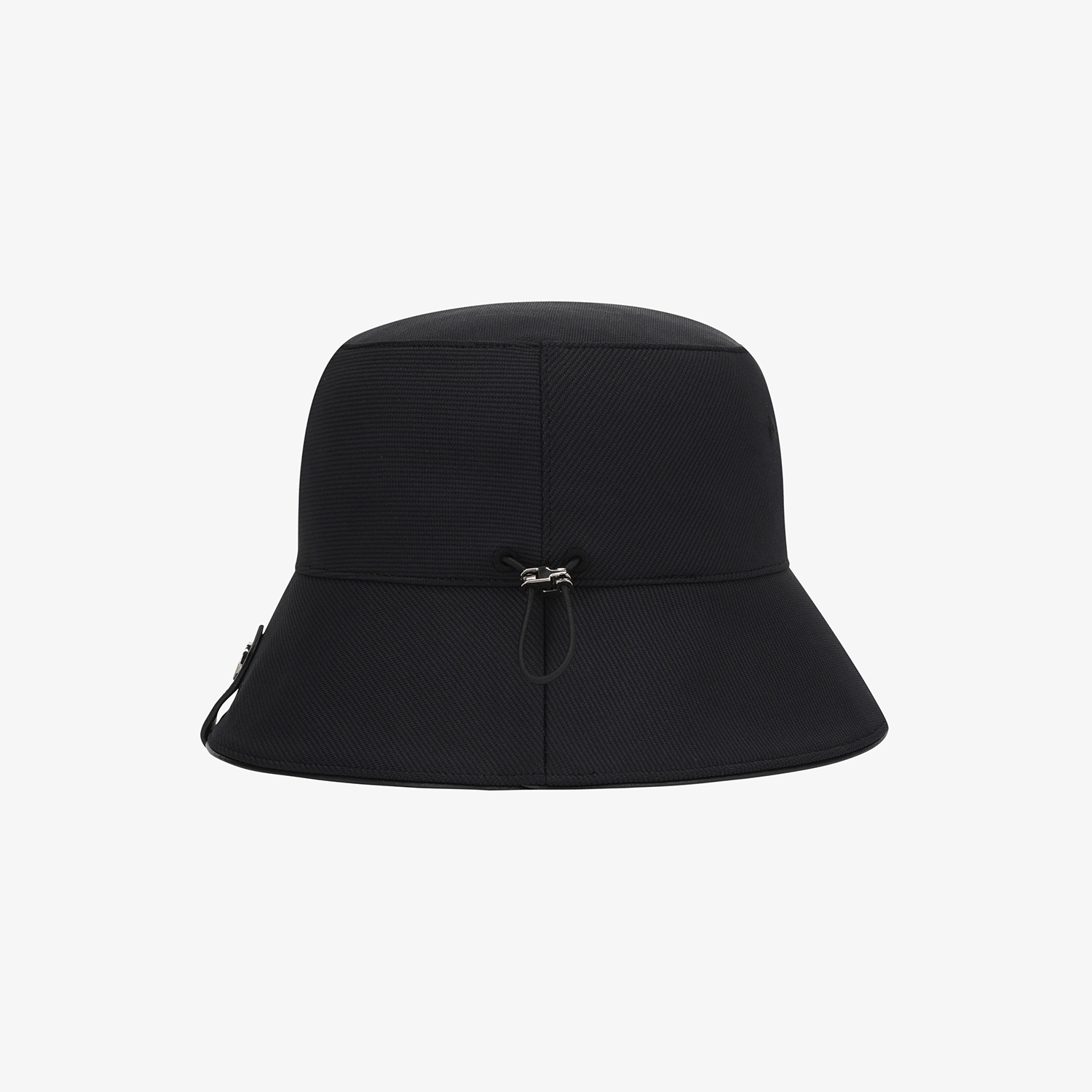 사우스케이프 남성 로고 레더 파이핑 버킷햇_블랙