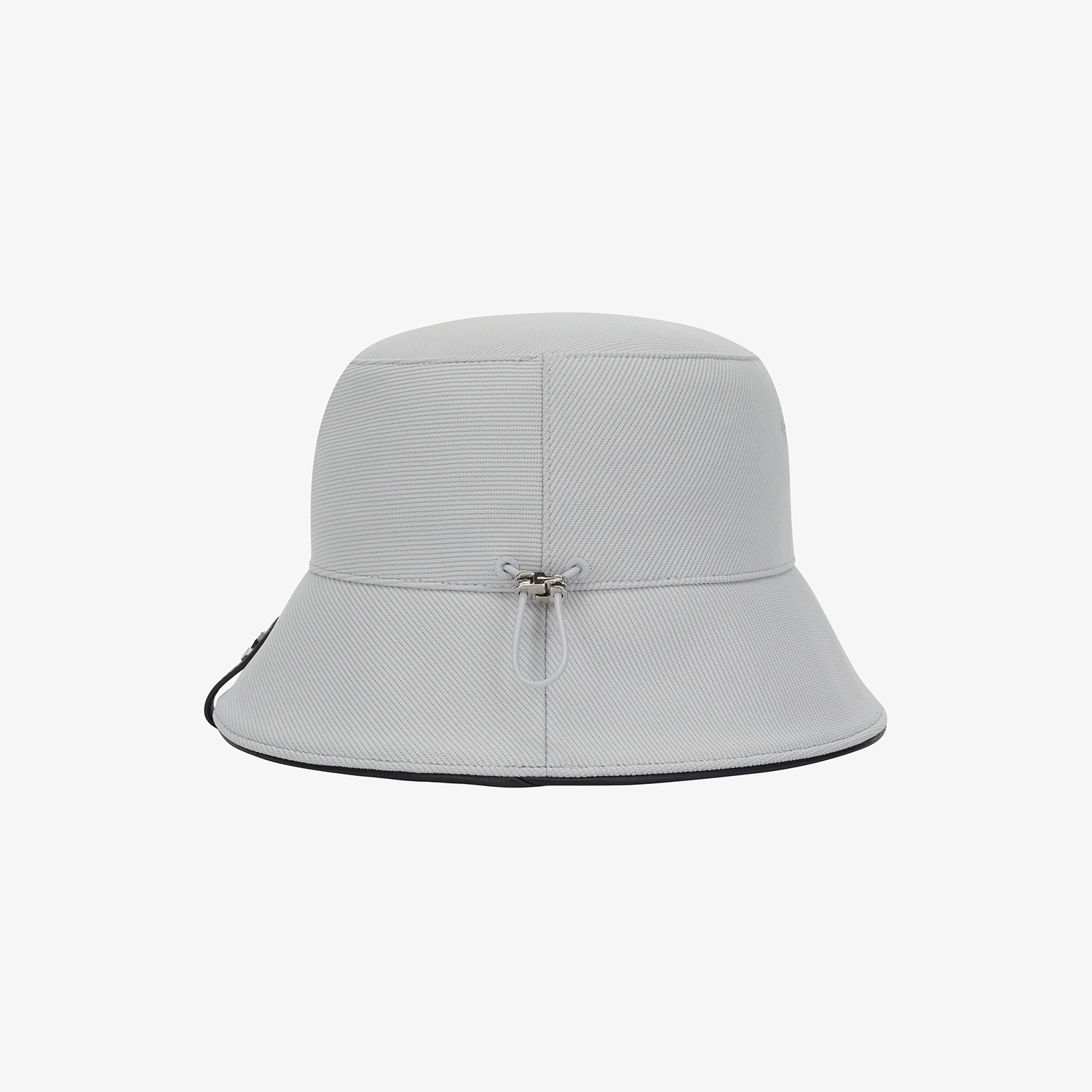 사우스케이프 남성 로고 레더 파이핑 버킷햇_라이트 그레이