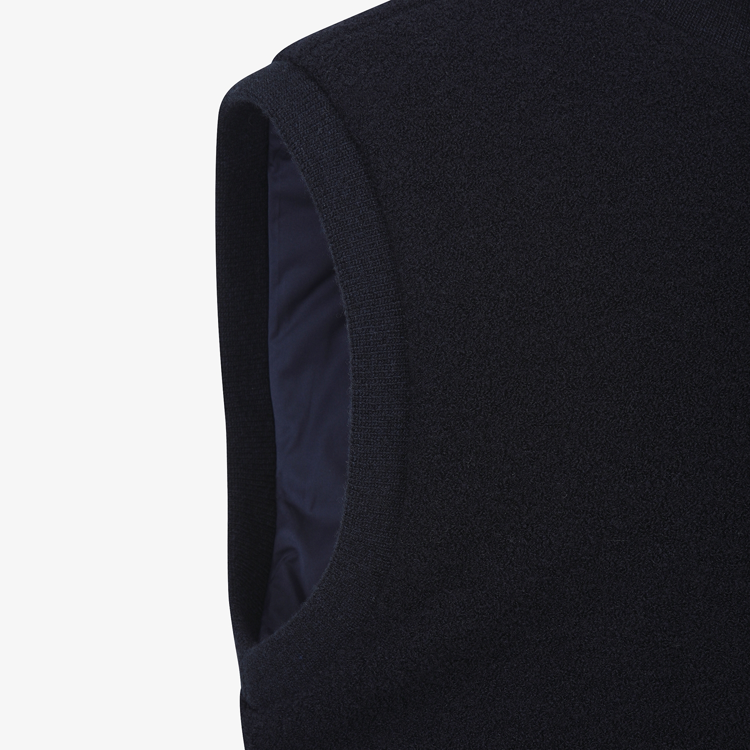 사우스케이프 남성 부클 패딩 베스트_네이비