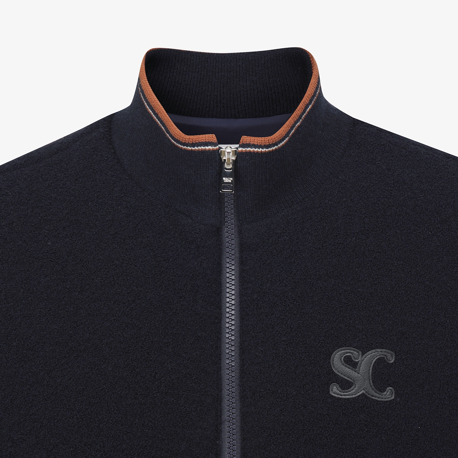 사우스케이프 남성 부클 패딩 베스트_네이비