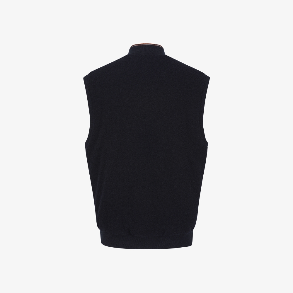 사우스케이프 남성 부클 패딩 베스트_네이비