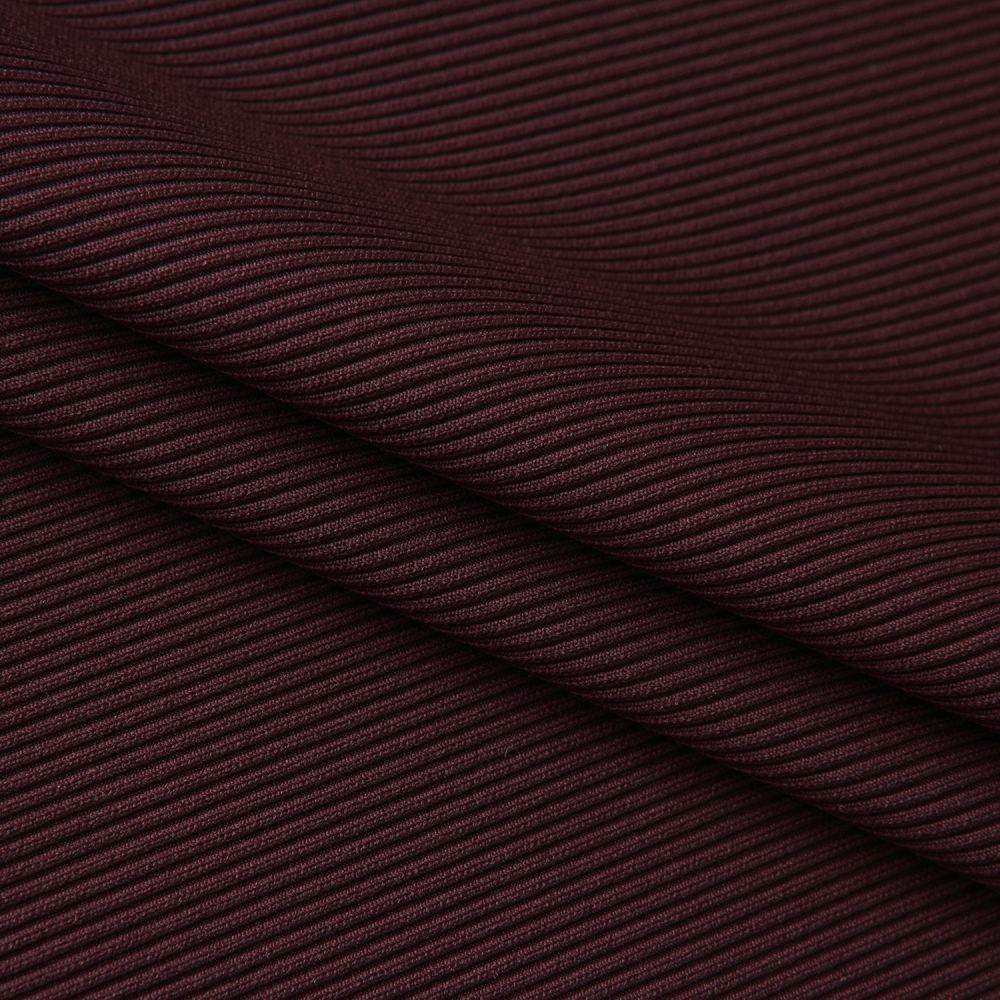 사우스케이프 여성 골지 배색 카라 티셔츠_브라운