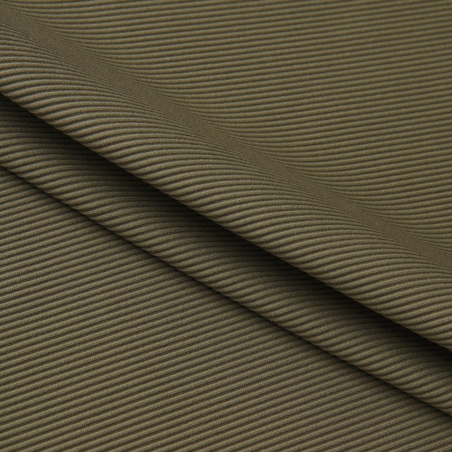 사우스케이프 여성 골지 배색 카라 티셔츠_카키