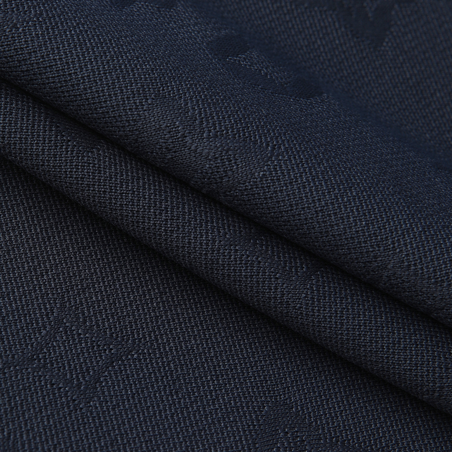 사우스케이프 여성 모노그램 하프넥 반팔 티셔츠_네이비