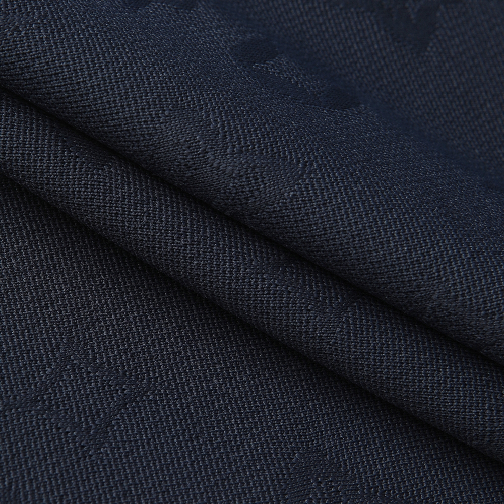 사우스케이프 여성 모노그램 하프넥 반팔 티셔츠_네이비