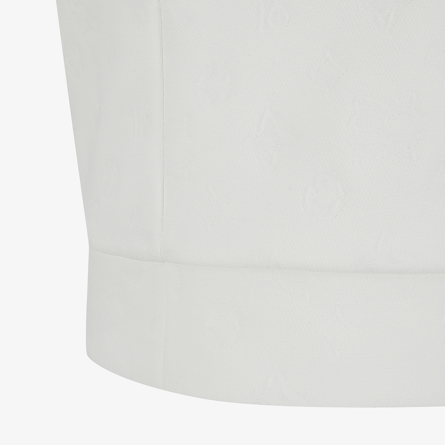 사우스케이프 여성 모노그램 하프넥 반팔 티셔츠_화이트